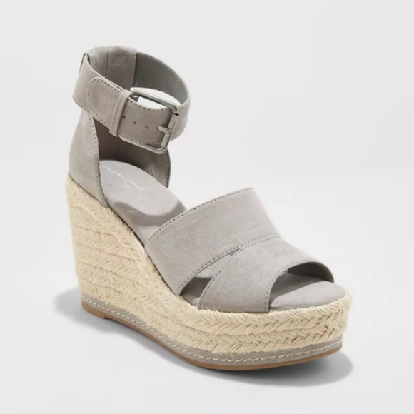 Universal Thread Shoes - Women's Caroline Microsuede Ankle Strap Espadrille